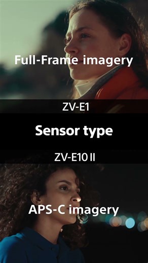Quick comparison between VlogCamera ZV-E1 and ZV-E10 II| Sony | α #Shorts