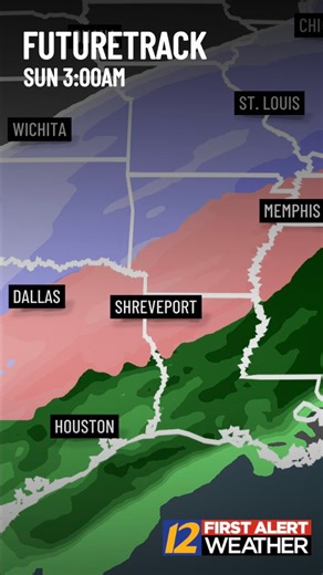 98K views · 358 reactions | FIRST ALERT: We are continuing to monitor winter weather & impacts this weekend for the ArkLaTex. Here’s the latest info! #texas #louisiana #snow #ice #winterstorm | KSLA News 12 | Facebook