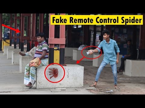 Fake Spider Attack Prank On Public | Big Remote Control Spider Vs Man Prank Video | Try To Not Laugh