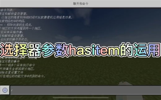 选择器参数hasitem的运用！服务器必备！