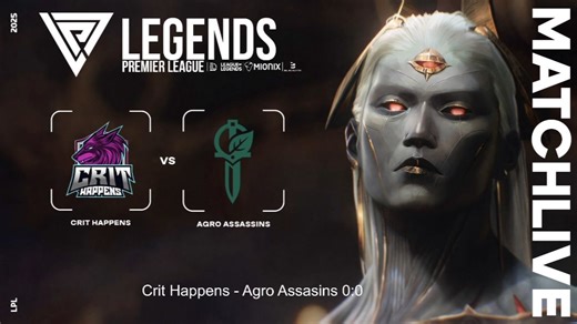 Legends Premier League 欧洲传奇超级联赛第三季 瑞士轮第五轮2-2组 CRIT VS AGRO