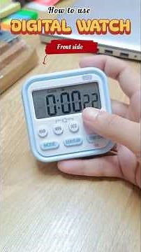 How to use ?? Digital Stopwatch from ‪@Meesho‬ #trending #viral #digitalclock