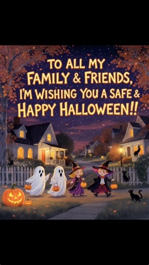 832K views · 10K reactions |  Wishing everyone a spooktacular night filled with candy, costumes, and just the right amount of chills! ‍⬛李 #HappyHalloween #fblifestyle | Grandkids Are Wonderful | Facebook