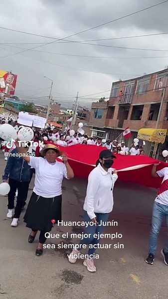 March for Peace in Huancayo, Peru