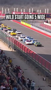 Turn 1 at COTA always brings the action. 👊 | NASCAR