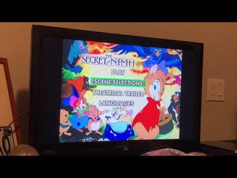 Opening and Menu to The Secret Of NIMH 1998 DVD