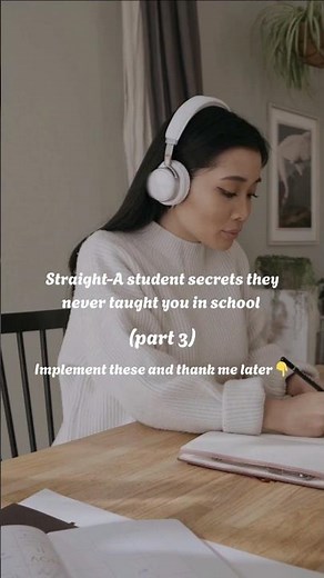 Secrets habits of every straight-A student #studytips #studyhacks#studysmart #academicsuccess