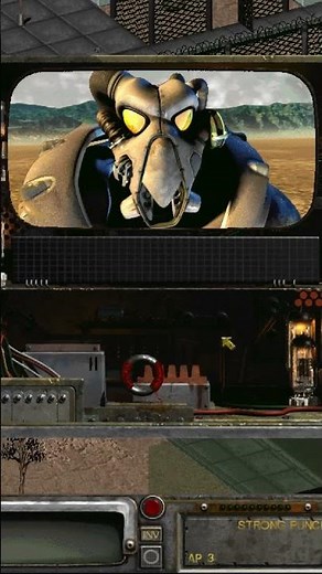 The Enclave Gate Guard with Low Intelligence #fallout #games #falloutnewvegas #newvegas #fallout2