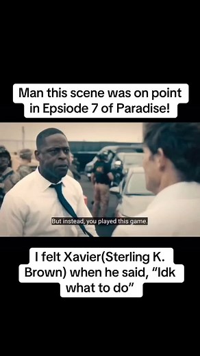 Top tier acting in Hulu Paradise! #Paradise #hulu #sterlingkbrown #jamesmarsden