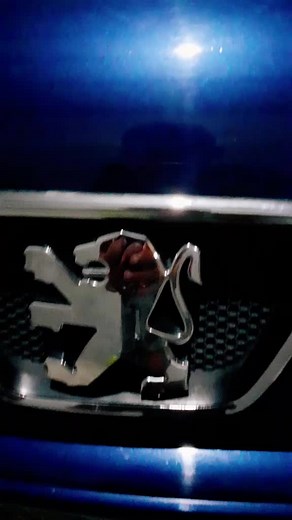 Blue Peugeot Car Showcase: Details and Features