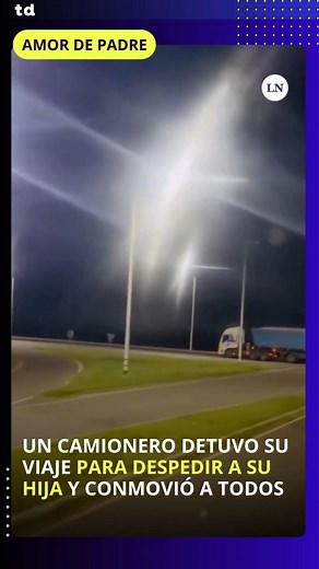 1.4M views · 16K reactions | Un camionero de La Pampa se volvió viral por un gesto simple y lleno de amor: detuvo su camión en plena ruta para darle un último abrazo a su hija antes de que se fuera a estudiar El video emocionó a miles de personas que se sintieron reflejadas en ese instante tan humano.  #AmorDePadre #HistoriasQueEmocionan #ViralDelDía #CamionerosArgentinos #TernuraReal #TelediarioDigital | Telediario Digital | Facebook