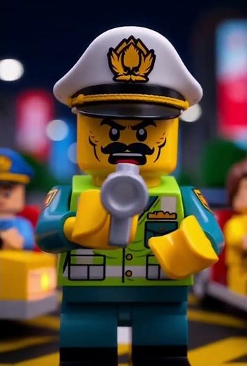 Kota Lego Super Sibuk! 🚧 Mobil, Bus & Kereta Beraksi!