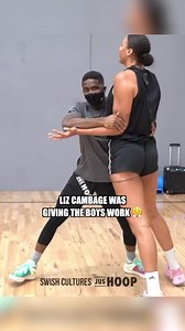 6’9 Liz Cambage putting in work vs the boys 😤 | Courtside Films