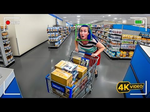 Woman Pushes a Full Cart Out of Walmart Like It’s Her Shift