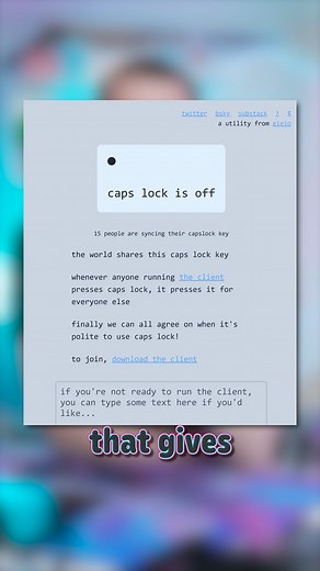 Global Caps Lock | UFD Tech