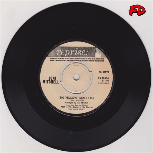 Joni Mitchell ‎– Big Yellow Taxi (Reprise 1970)