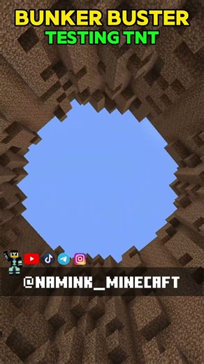 This TNT Made a Giant Hole in Minecraft!