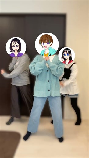 【MM・るの・知葵で】「シルエット」踊ってみた！#スピリット #spilt #シルエット#ナルトダンス #踊ってみた