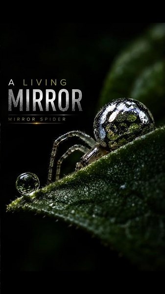 This Spider Is a Living Mirror 🪞 | Mirror Spider