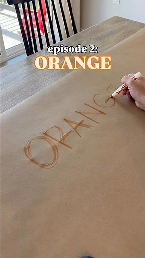 Toddler Butcher Paper Activities 🍊 so easy any parent can make this!