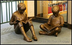 Beale Memorial Library in Bakersfield, USA