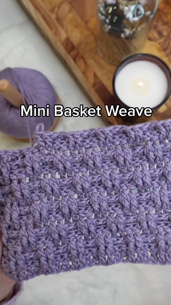Mini Basket Weave Stitch Tutorial for Crochet Enthusiasts
