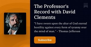The Professor's Record with David Clements Podcast | Professor David Clements | Substack
