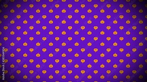 Retro design pattern background for Halloween with pumpkin and with space for titles