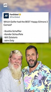 Happy Gilmore 2: Which Golfer Had the Best Cameo? #happygilmore #HappyGilmore2 #adamsandler #johndaly #scottiescheffler #Caddy #GOlf #PGATour #xanderschauffele | FanSided