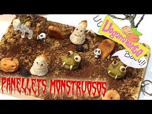 PANELLETS MONSTRUOSOS o MONSTRUOS de MAZAPÁN | Especial Halloween | Recetas Veganas | Veganamente