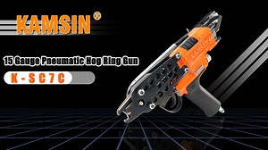 Watch KAMSIN K-SC7C 15 gauge 3/4 hog ring gun on Amazon Live