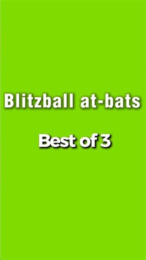 Blitzball at-bats #1 #baseball #blitzball #skills #strikezone