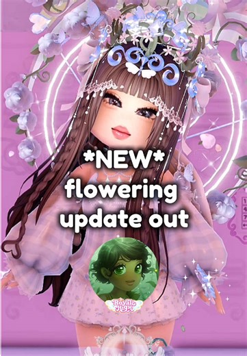 *NEW* flowering update now! new halo, new set, doll items and much more!! || tags: #royalehigh #royalehighroblox #royalehighcontent #flowering #rh