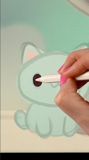 Kawaii Mage Drawing on iPad #procreatetutorial #inspiration