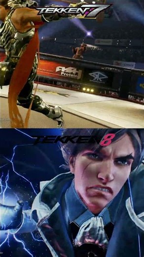 TEKKEN 7 vs. TEKKEN 8 - LARS Rage Art (Comparison)