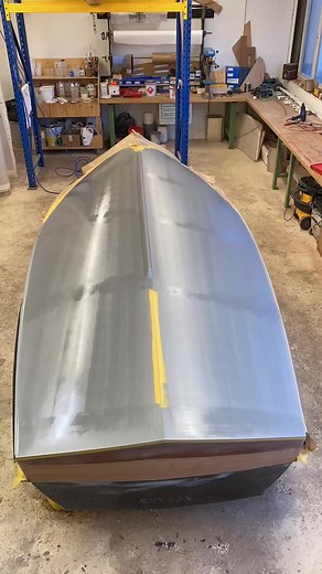 Painting the hull #cupper #satysfying #bootbau #fyp