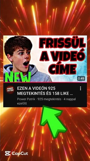 A VIDEÓNAK VÁLTOZIK A CÍME, HA MEGNÉZED!