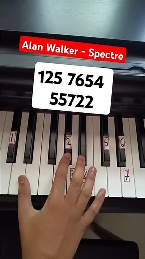 Alan Walker - Spectre (Piano Tutorial)