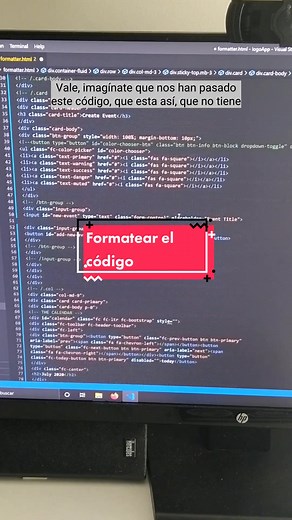 Truco para formatear código en Visual Studio Code