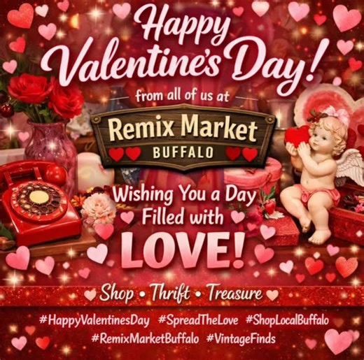 Luxury without the price tag 💎 Discover beautiful vases for your Valentine at Remix Market of Buffalo. Find a unique gift they’ll treasure without overspending ❤️✨ #RemixMarketBuffalo #ValentinesDayGift #BuffaloShopping #ThriftedFinds | Remix Market Buffalo