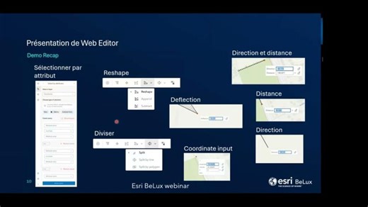 Apprenez à connaître ArcGIS Web Editor