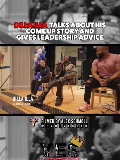 Highlight moments that matter 🎥✨ @dilla.illa3 breaks down his real come-up story — the struggles, the lessons, and the mindset that turned pressure into purpose. From leading by example to staying consistent when nobody’s watching, this is leadership advice the youth need to hear. Watch, learn, and pass this on to someone chasing their dream 👇🏽 Drop a 💯 if this message hit you. 🎥 @evolvecrew #DillaIlla #ComeUpStory #LeadershipTalk #MotivationForTheYouth #RealGame