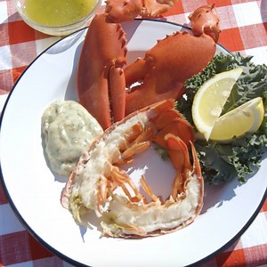 1.4M views · 5.1K shares | Lobster w/ Garlic Butter Sauce & Grapefruit Mayo *Recipe in the comments! (Created by Chef Caroline Artiss) | Tastemade | Facebook