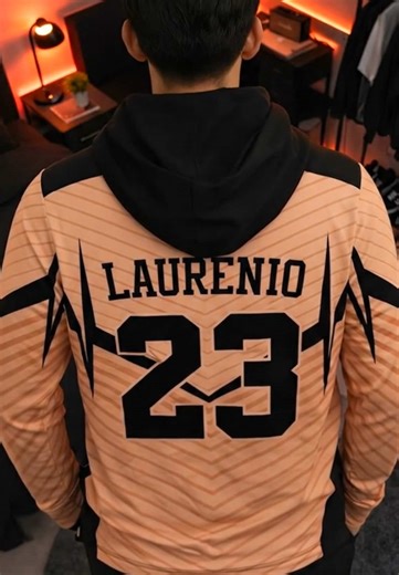 Custom Name & Number Varsity Hoodie Jacket