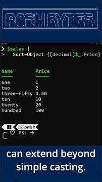 PoshBytes: Why Is My Sort Order So Weird?