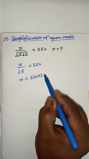 Simplification Of Square Roots||वर्गमूल का सरलीकरण||#maths#shorts🔥🔥🔥🔥🔥