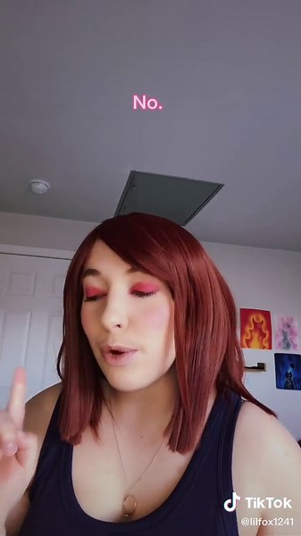 Uraraka drinks spoiled milk.. #myheroacademia #mha #urarakaochaco #urarakacosplay #fypシ #dontdrinkthemilk