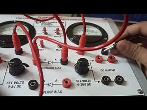 pn junction diode trainer kit low cost