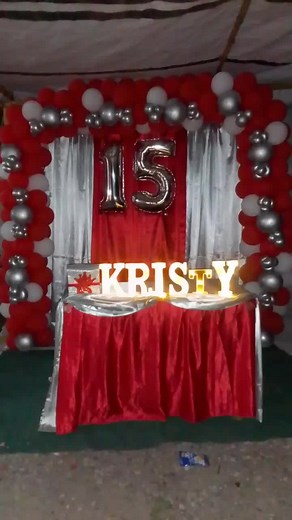Decoración de 15 años en rojo y plateado: Ideas y Temáticas