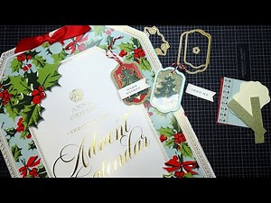 Anna Griffin Creative Tag Advent Calendar Day 4 Tutorial! Really a Tutorial for Any of the Days!